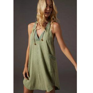Daily Practice by Anthropologie The Grau Sleeveless Mini Dress Swing XXS